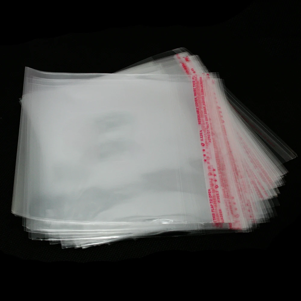 Многоразовые 200 шт прозрачные многоразовые целлофановые полиэтиленовые пакеты самоклеющиеся герметичные пакеты и пакеты для конфет
