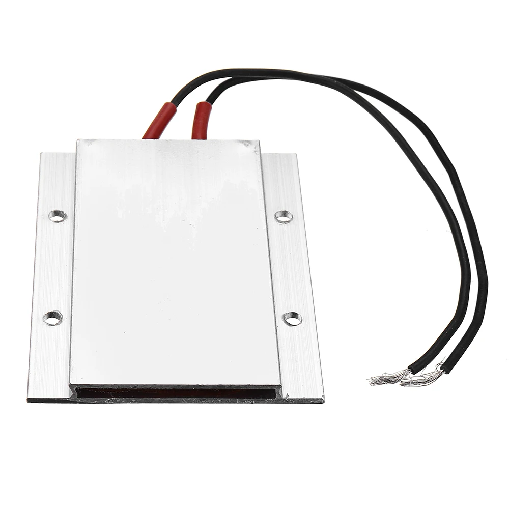 220V постоянный Температура Керамика Алюминий нагреватель PTC нагреватель 120 Вт 120 градусов PTC Нагревательный элемент со скорлупой 77*62 мм с наружной резьбой