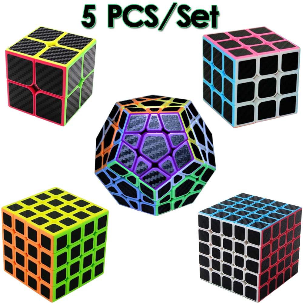 5pcs Set Speed Zcube S Cube 3x3x3 2x2x2 4x4x4 5x5x5 Megaminx Magic Cube Professional For Boys Kids 2 2 3 3 4 4 5 5 Megaminx Magic Cube Cube 3x3x3magic Cube Professional Aliexpress