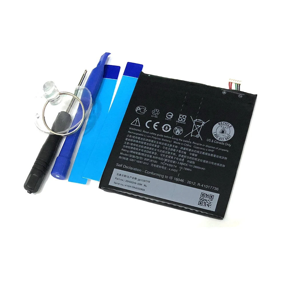 

Good AAA 2800mAh 3.85VDC BOPJX100 (728 version) Replacement Battery For HTC Desire 728 Dual SIM 728 LTE 728G + Repair Tools Kit