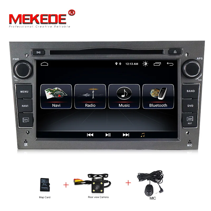 HD 1024*600 Восьмиядерный 2din Android 8,1 автомобильный dvd-плеер для Opel Corsa Vectra C D Meriva Vivaro Tigra радио gps Navi 8G карта - Цвет: CAR DVD CAMERA