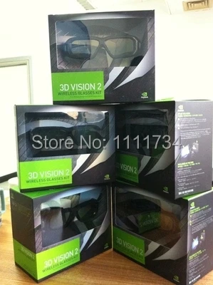 Бесплатная доставка комплект очков 3d vision 2 sencond generation VG278HE VG248QE|3d glasses kit|3d kit3d kit |