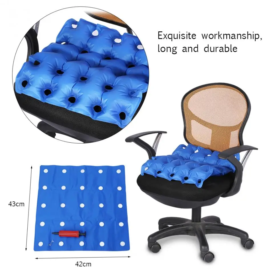 PVC Air Cushion Inflatable Seat Cushion Anti Bedsore Decubitus Chair