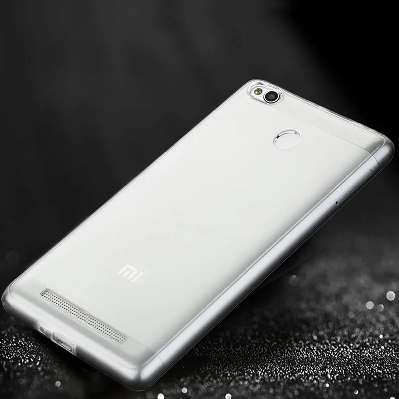Чехол для Xiaomi Redmi 3 Pro ультратонкий прозрачный мягкий чехол из ТПУ телефона 3s 3X