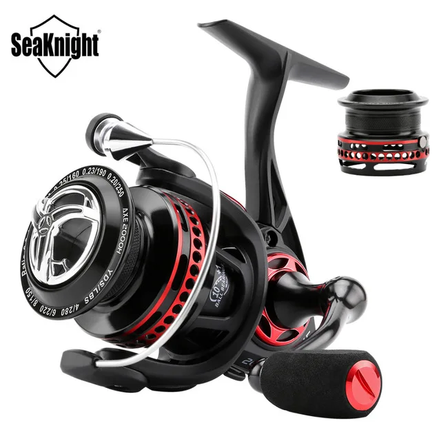 

SeaKnight Spinning Fishing Reel AXE2000H Anti-Corrosion 6.2:1 Saltwater11BB 6KG Full Metal Spinning Wheel Coil +1p Spare Spool