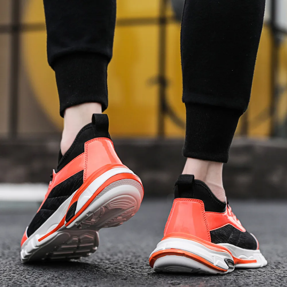2019 Men's flying knit sneakers breathable casual basketball shoes fashion color matching sneakers basketball shoes jordan 40J2 (11)