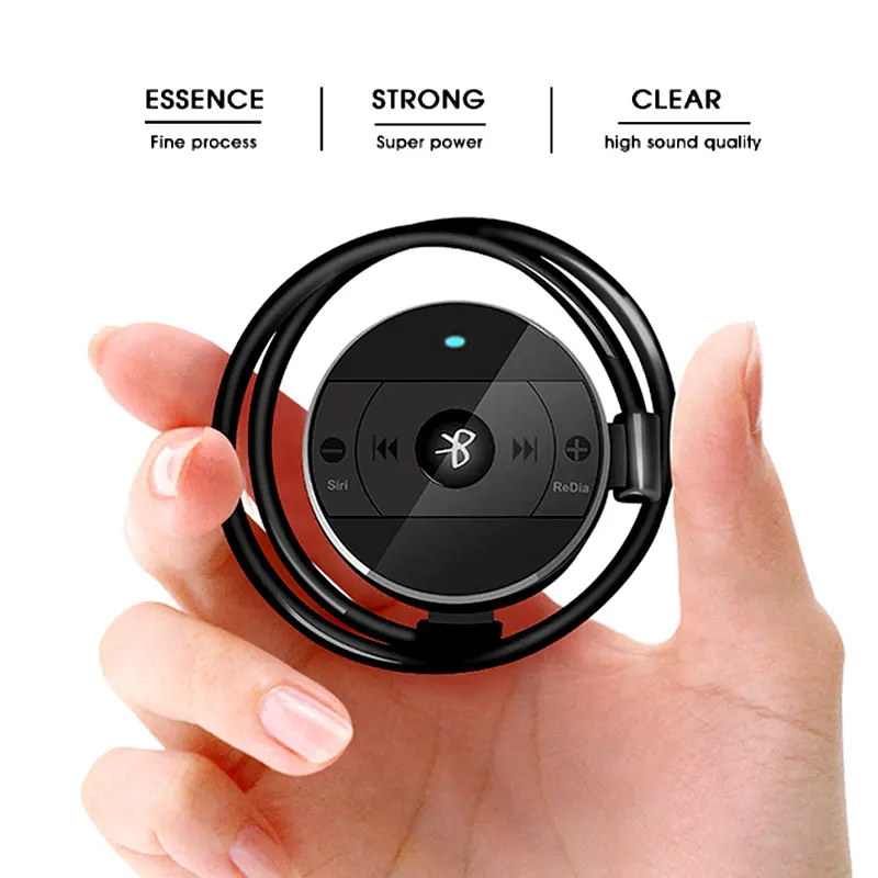 Bluetooth наушники с микрофоном Спортивная бинауральная беспроводная гарнитура для