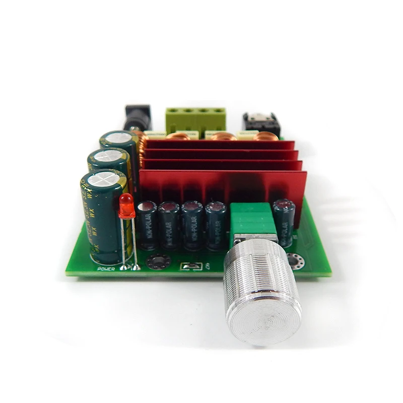 50 Вт* 2 TPA3116D2 2,0 цифровой аудио усилитель доска красный магнитное кольцо самоиндукции DIY amp доска Сила входного сигнала DC12-25V