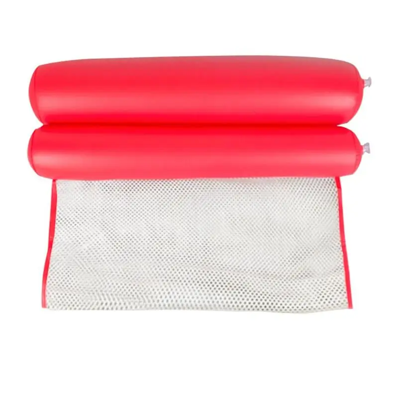 Летние надувные матрасы для бассейна, Пляжное складное кресло для бассейна, гамак для водных видов спорта Piscina - Цвет: Красный