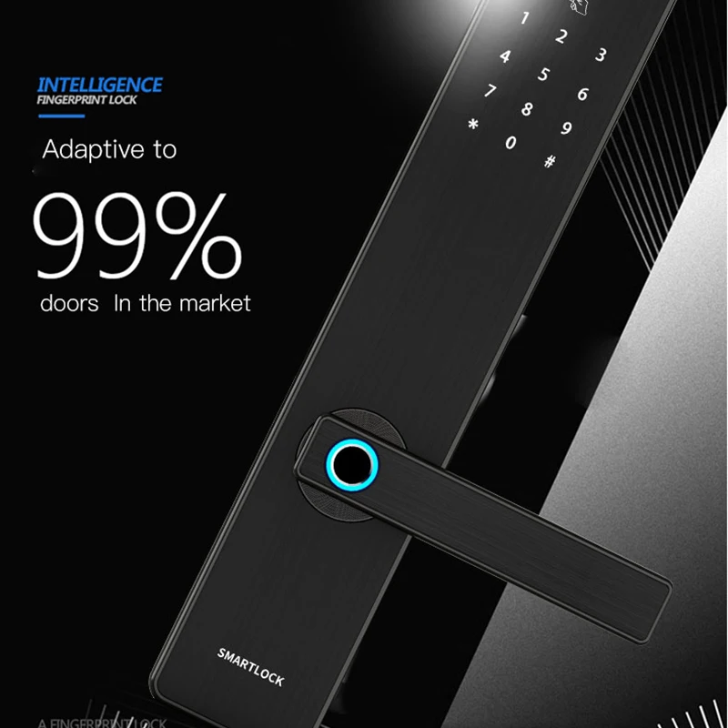 KPIOCCOK Bluetooth умный дверной замок 360*70*30 мм блокировка отпечатков пальцев приложение
