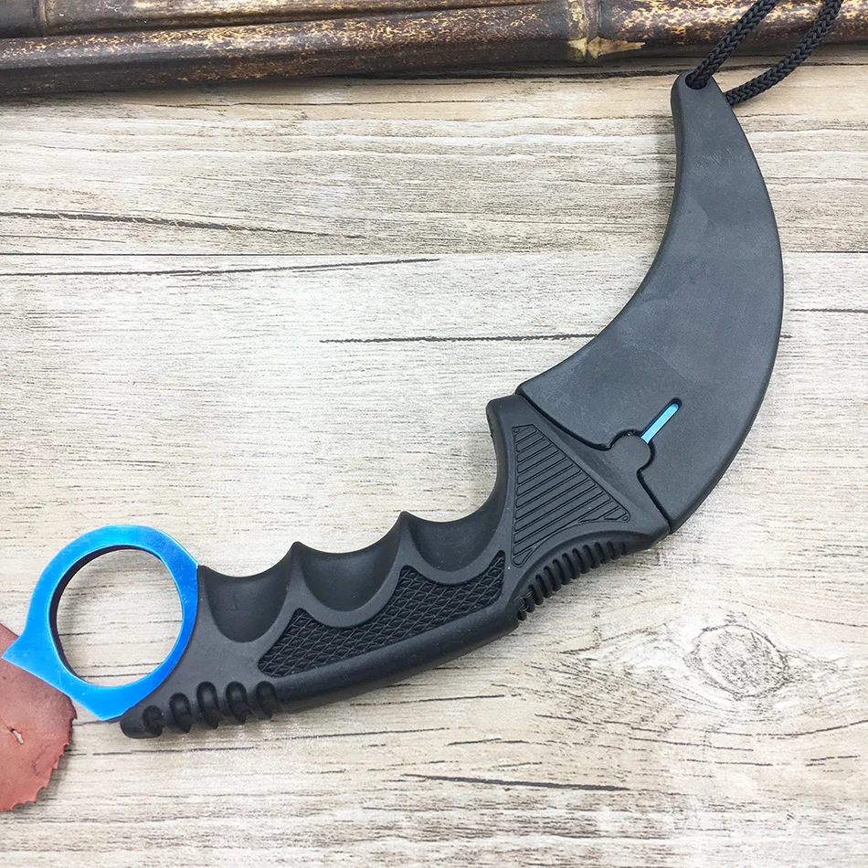 CS GO karambit Real нож в стиле игры Counter Strike коллекционный керамбит кемпинг охота