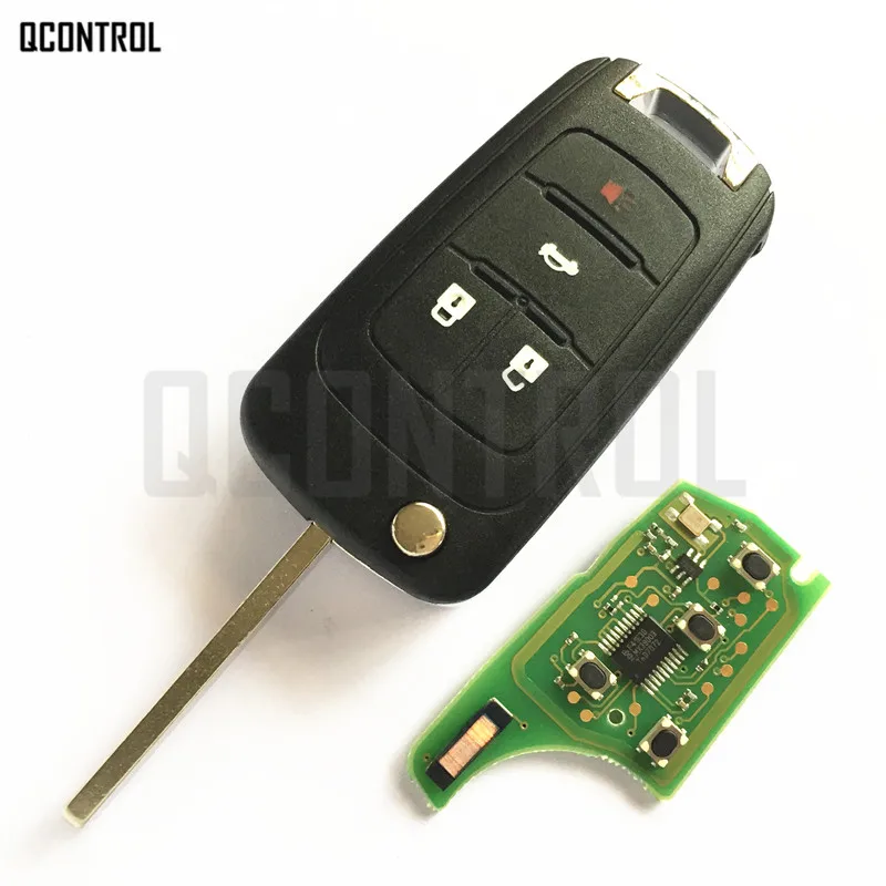 QCONTROL 2/3/4 кнопки дистанционного ключа автомобиля DIY для OPEL/VAUXHALL 433 МГц для Astra J Corsa E Insignia Zafira C 2009