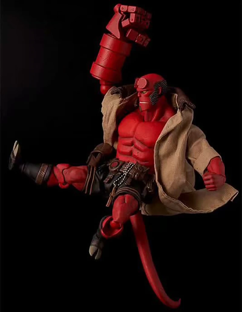 18 см Mezco настоящая одежда может быть раздета Хеллбой ПВХ фигурка Коллекционная для детей игрушки подарки Brinquedos