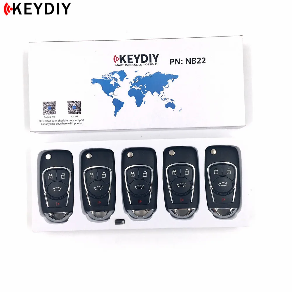 

KEYDIY 5pcs,New NB22 NB Series Universal Multi-functional Remote Control For KD900/KD MINI All B and NB KD Remotes
