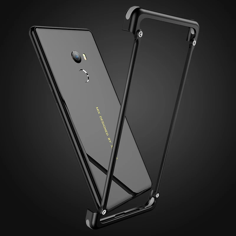 

PADCOVER luxury Airbag Metal Case for Xiaomi Mi Mix 6.4 Case Personality Shell for Xiaomi Mi Mix 6.4 Inch Metal Bumper Cover