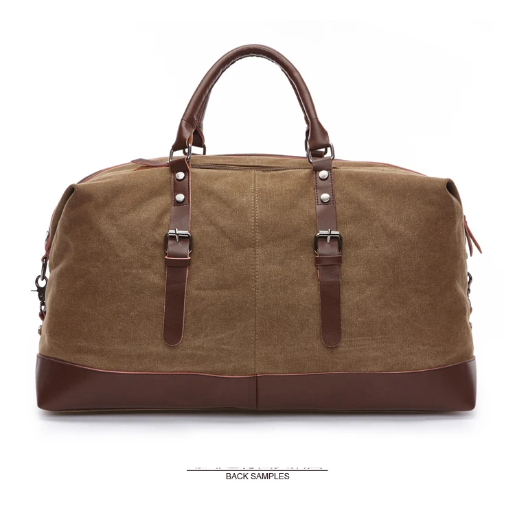 Boshikang холщовые кожаные мужские дорожные сумки большой емкости для переноски багажа мужские даффл сумки дорожные сумки