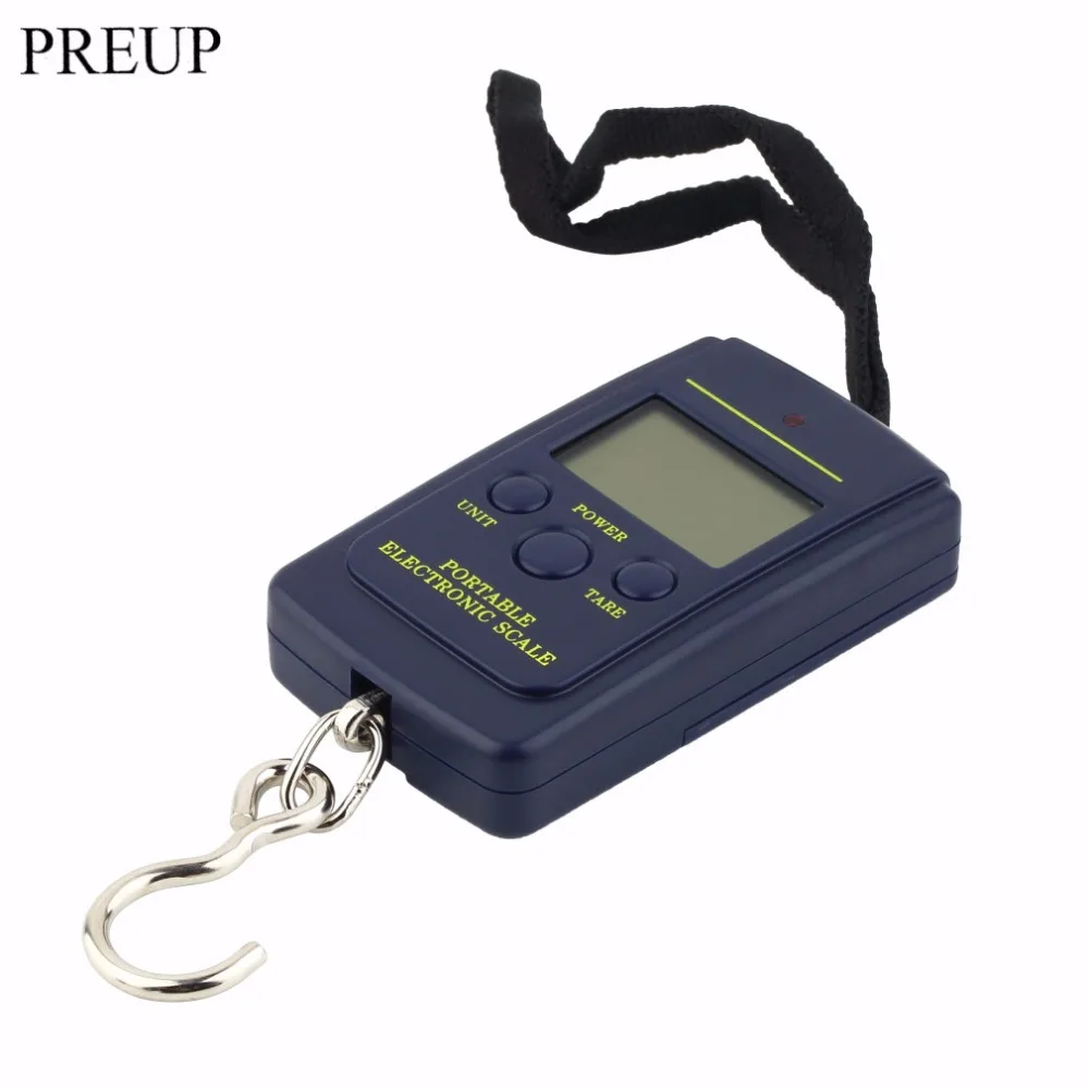 

PREUP 40kg x 10g Portable Hanging scale mini Electronic Scale Luggage Balanca Digital Handy Weight Hook Scale