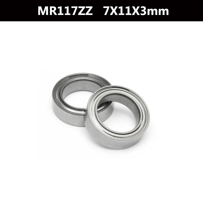 

Free Shipping 10 PCS MR117ZZ ABEC-5 7X11X3 mm Deep groove Ball Bearings MR117 / L-1170 ZZ