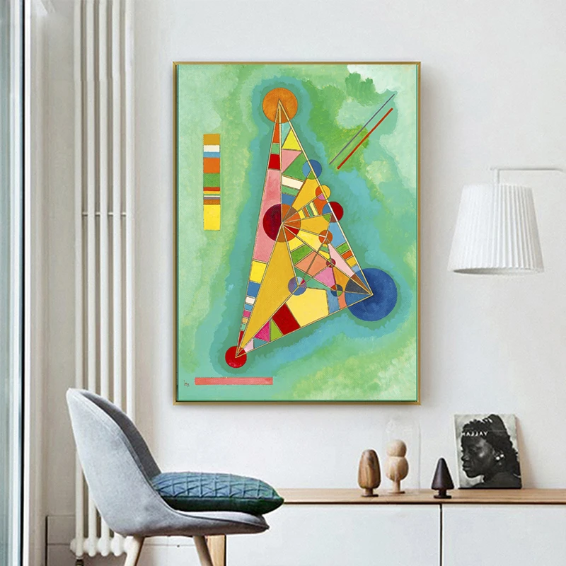 

RELIABLI ART Canvas Painting Kandinsky Abstract Painting Cuadros Wall Pictures For Living Room Nordic Style Posters And Prints