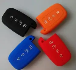 Принадлежности для шашлыков @ fuka 1 шт. Силиконовые дистанционного В виде ракушки Крышка держатель для ключей FOB кожи, пригодный для Hyundai Sonata