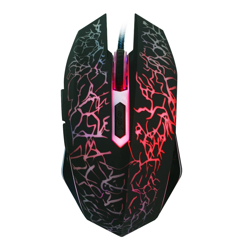 NEW 2400DPI Optical Adjustable 6D Buttons Wired Gaming Game Mice For Laptop PC
