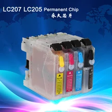 Чернила способ LC203 полный картриджи с чипами для MFC-J485DW, MFC-J5520DW, MFC-J5620DW и т. д
