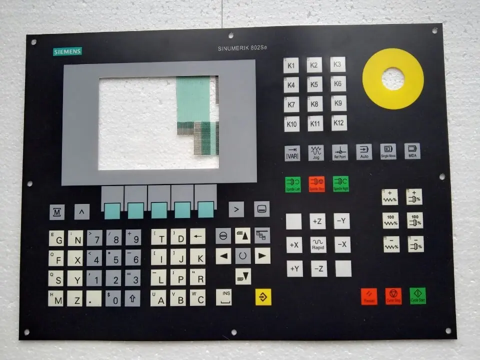 SINUMERIK 802CE 6FC5501 0AB11 0AA0 Membrane Keypad for HMI Panel repair do it yourself New Have