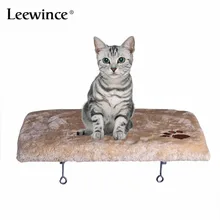 Leewince Autumn and Winter Fixable Table Window Sill Cat Bed Soft Cosy Cat Mat Perch Seat Lounge Pet Kitty Sofa Sleeping Cusion