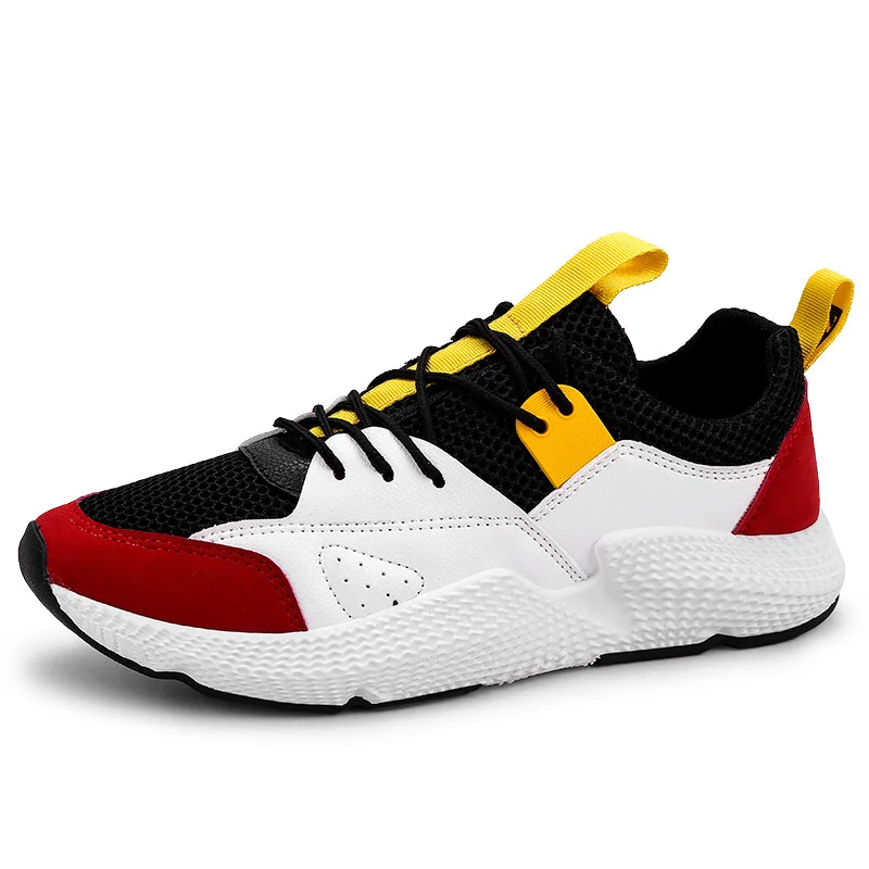 Men Mesh Casual Shoes Breathable 2019 new Summer Spring sport shoes Knitted Fly weaving Flats Male Fashion Footwear