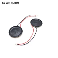 דק רמקול 2pcs חדש דק רמקול 8 אוהם 0.5 וואט קוטר 0.5W 8R רמקול 40mm 4 ס"מ עובי 5 מ"מ עם PH2.0 10 ס"מ אורך החוט הטרמינל (5)