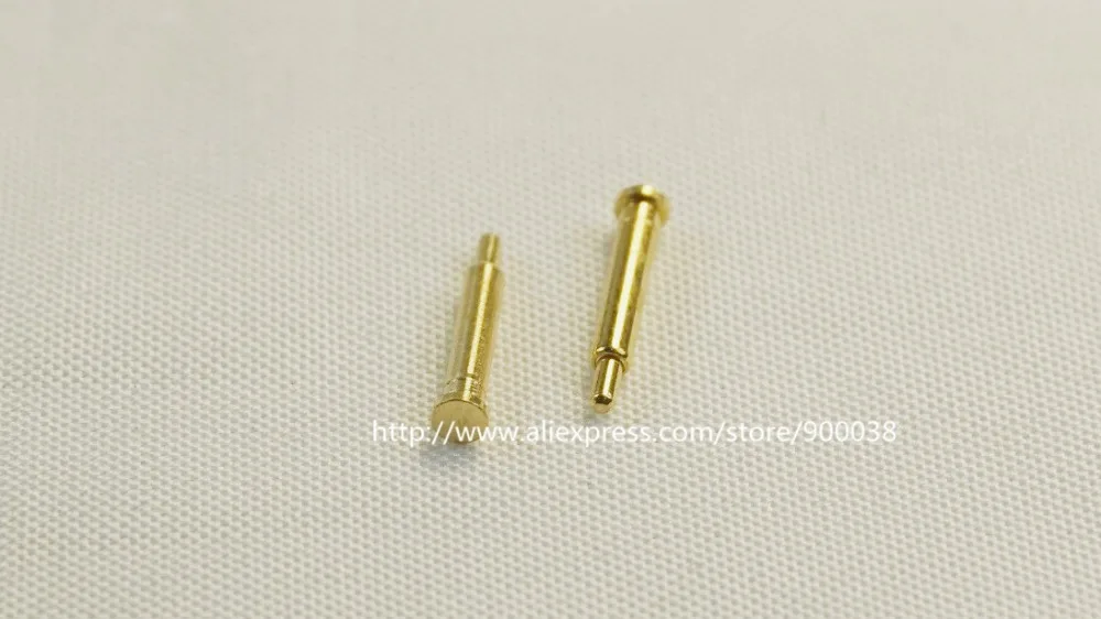 

10pcs Spring Loaded Pogo Pin Connector Diameter 2.0 mm x 12.0 mm height SMT / SMD PCB Single Pin 1u 50g force Vertical