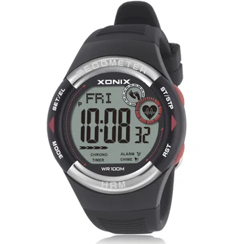 Hot!! Pedometer Heart Rate Monitor Calories BMI Men Sports Watches Waterproof 100m Women Digital Watch Running Diving Wristwatch fashion watches fitness 3d pedometer calories counter sport clock pulse heart rate monitor wholesalef3
