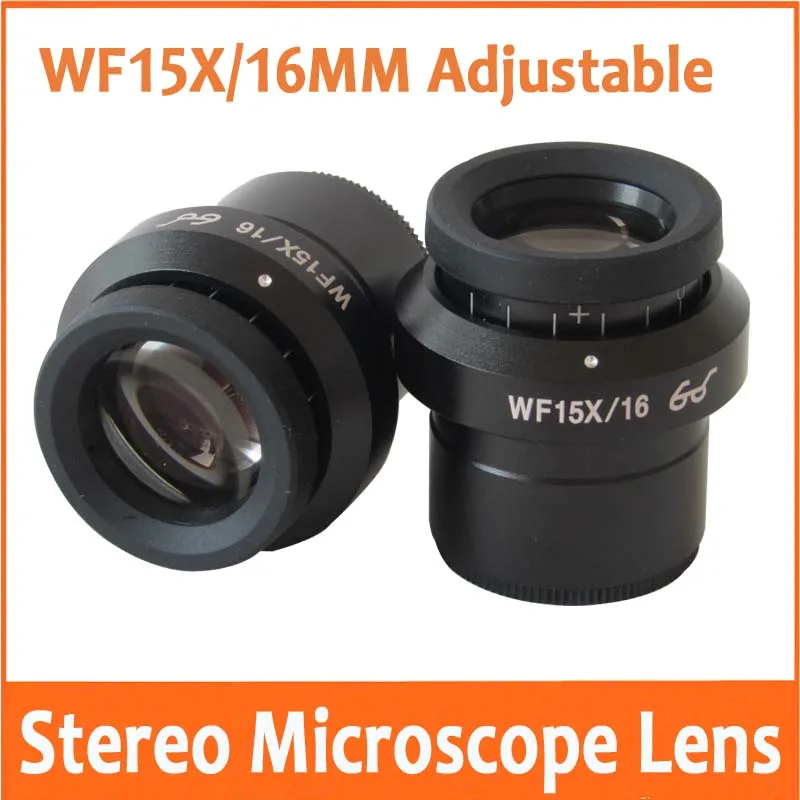 WF15X 16mm Field of View Zoom Adjustable Lab Stereo Biological