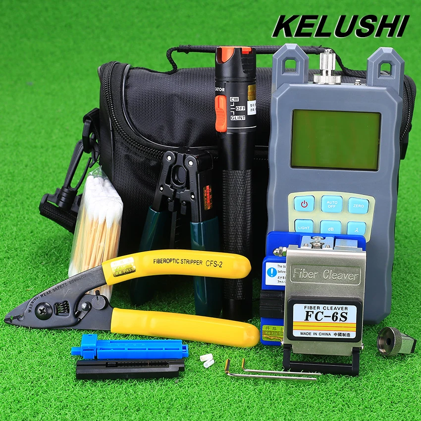bilder für KELUSHI 19 in 1 Faser Ftth Tool Kit mit FC Sc-stecker + Rot Laser Lwl-kabeltester Visual Fault locator bilder für KELUSHI 19 in 1 Faser Ftth Tool Kit mit FC Sc-stecker + Rot Laser Lwl-kabeltester Visual Fault locator