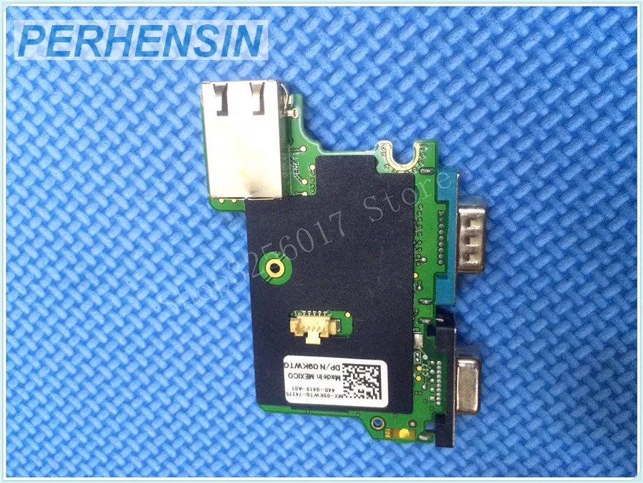 Для Dell Latitude E6420 XFR VGA / Serial RJ 45 Ethernet порт IO печатная плата 9KWTG 09KWTG|ethernet port|serial portvga vga |