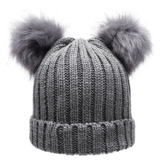 womens wool bobble hat