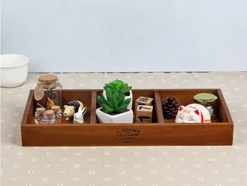 

Multifunction Wooden Storage Boxes & Bins Creative Wood Box Desktop Storage Case Office Desk Organizer Creative Home Decoration