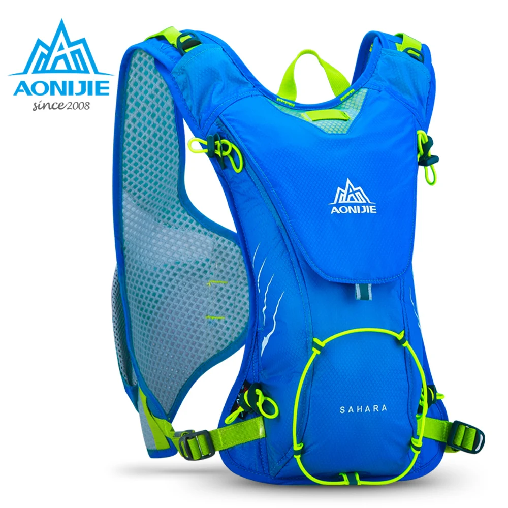 

AONIJIE E902 Hydration Pack Backpack Rucksack Bag Vest Harness Water Bladder Hiking Camping Running Marathon Race Sports 8L
