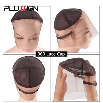 Three Style Can Choose Front/ 360/ Full Swiss Lace Wig Cap For Making Wigs Factory Supply Wholesale Lace Wig Net For Black Women 2