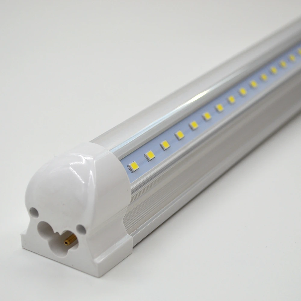V자형 LED 튜브 조명, 270 앵글 전구, T8 통합 고정 장치, 연결 가능한 바 램프, 매우 밝음, 2-50/팩, 2ft, 3ft, 4ft, 5ft, 6ft, 8ft