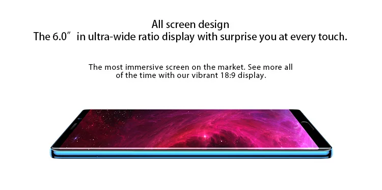 ELEPHONE P11 4GB RAM 128GB ROM Helio X25 MTK6797T 2.5GHz Deca Core 6.0 Inch 2.75D Incell FHD+ Full Screen Android 8.0 4G LTE Smartphone