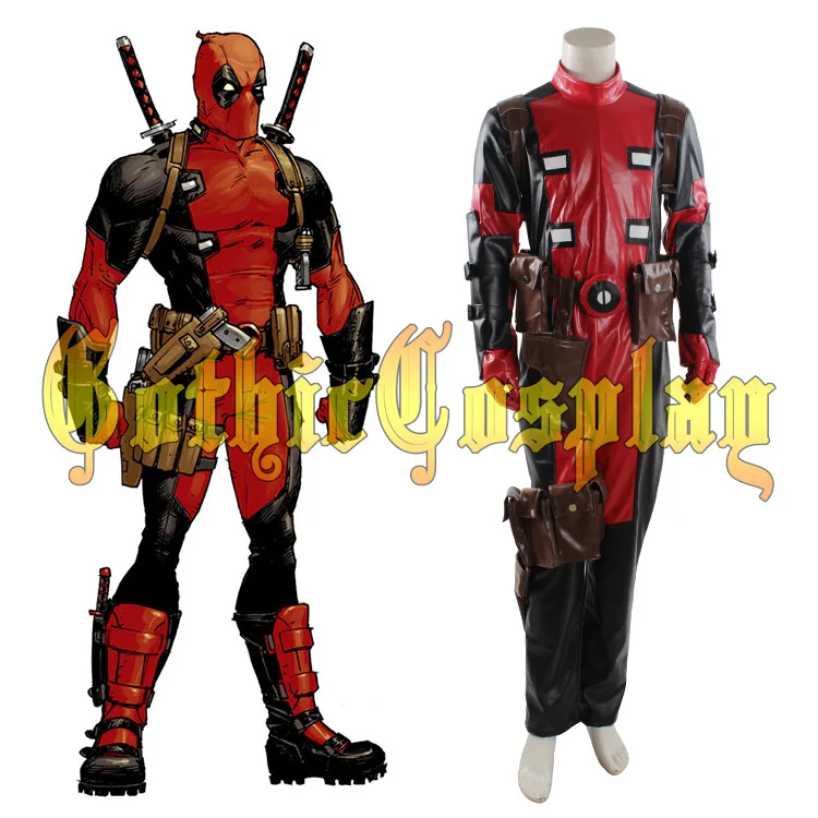 

2016 New Marvel Deadpool Costume X-men Superhero Cosplay Costume