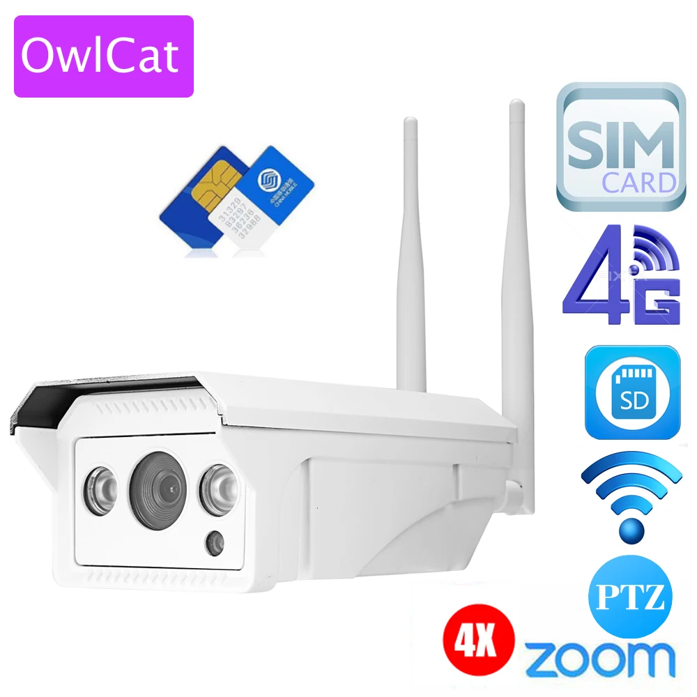 bilder für OwlCat 3516C + 1/2. 8 "SONY323 1080 P/3518EV200 + 1/3" AR0130 960 P HD Gewehrkugel Ip-kamera drahtlose 3G 4G SIM Karte IP Kamera Wifi Außen bilder für OwlCat 3516C + 1/2. 8 "SONY323 1080 P/3518EV200 + 1/3" AR0130 960 P HD Gewehrkugel Ip-kamera drahtlose 3G 4G SIM Karte IP Kamera Wifi Außen