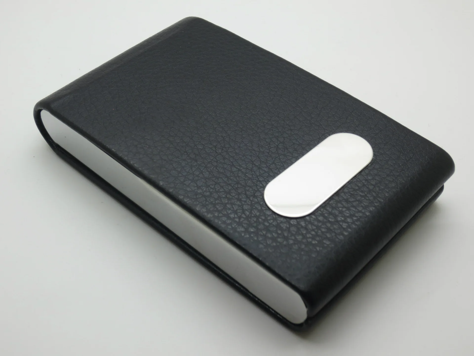

Thickened Vertical Stainless Business Card Box Business Card Clamp Cigarette Box Dual-purpose Package Cigarette Cases