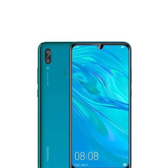 blue Чехол для батарейного отсека, чехол для huawei P smart 6,21 дюймов, Крышка батарейного отсека - Цвет: blue