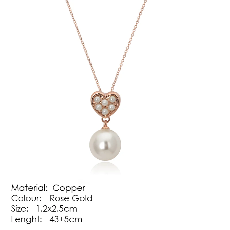 ZHOUYANG, высокое качество, сердце к сердцу, розовое золото, кулон, ожерелье, ювелирное изделие, Сделано с австрийским кристаллом N062 N063 - Окраска металла: N145