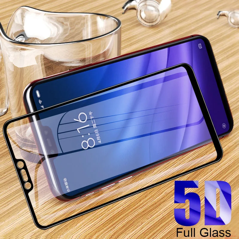 

9D Curved protective glass for xiaomi mi 8 lite tempered glas xiomi xaomi xiaomei mi8 mi8lite 8lite my 8 lite light cover film