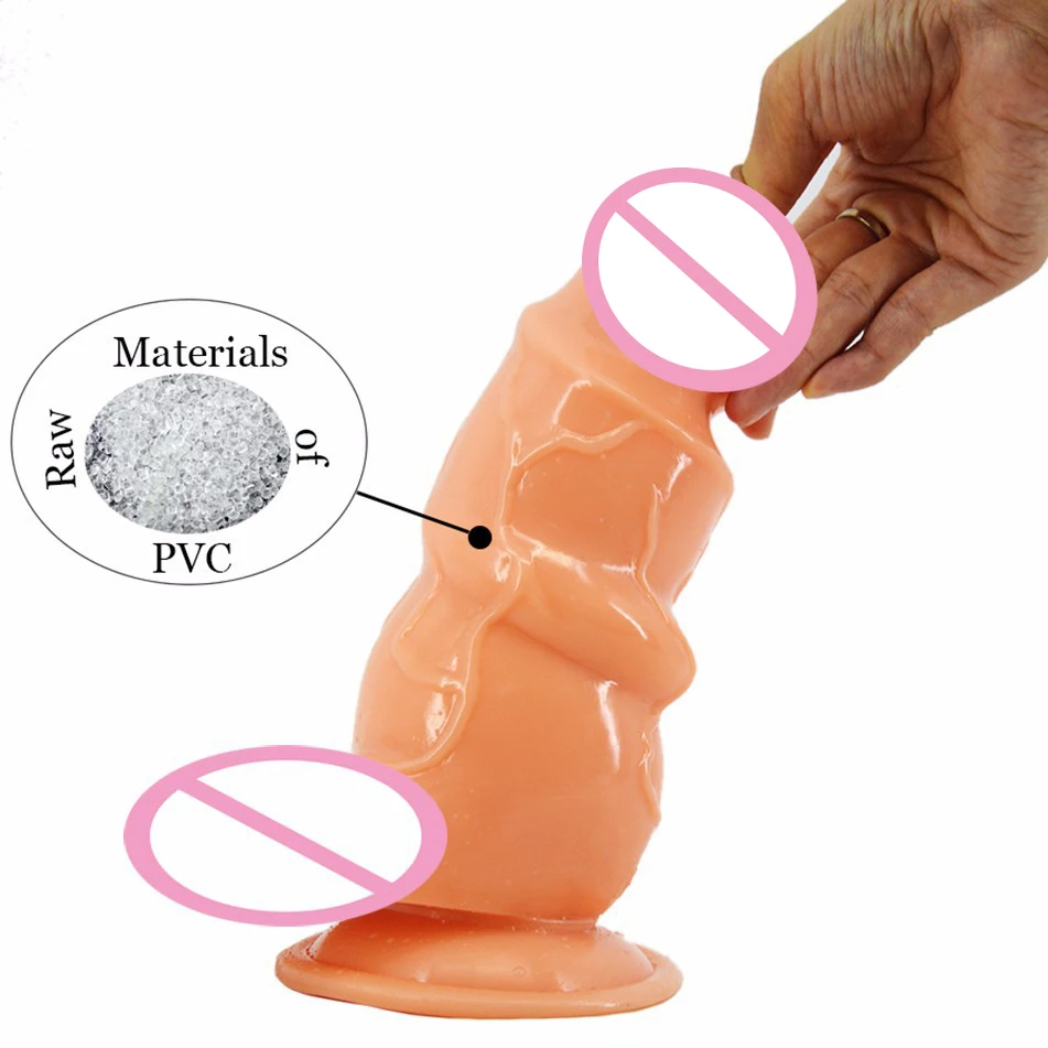 21.4*7cm Super Thick Dildo Flexible Penis Dick With Suction Cup Big Dildos for women masturbation adult