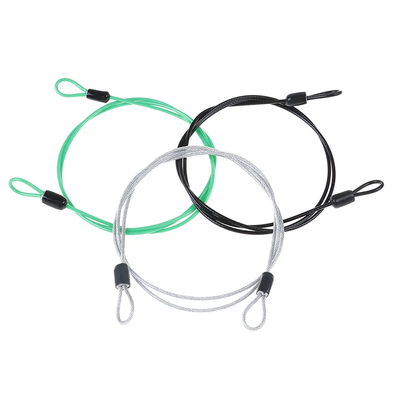 2x Bike Security Loop Cable Lock Chain Anti-theft Steel Core Lightweight 100cm