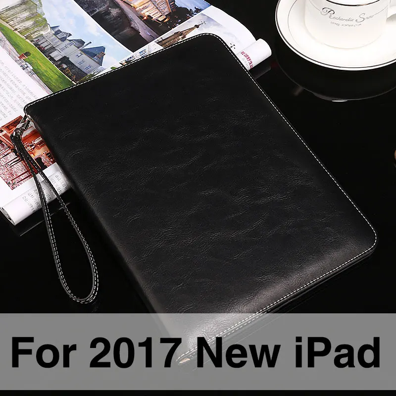 Портфель для ipad 9,7 Ретро ручной ремень держатель PU чехол для Apple ipad Pro 10,5 Авто Пробуждение/Сон Смарт Стенд Чехлы - Цвет: For 2017 new ipad